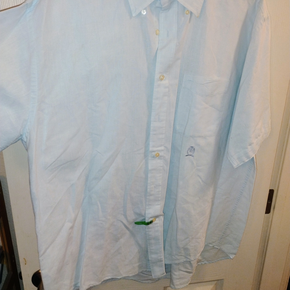 Tommy Hilfiger Light Blue Casual Button Down Shirt